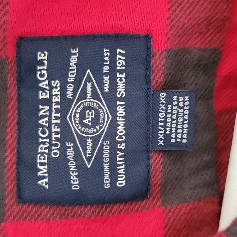 American Eagle Lumberjack Button Up - image 3